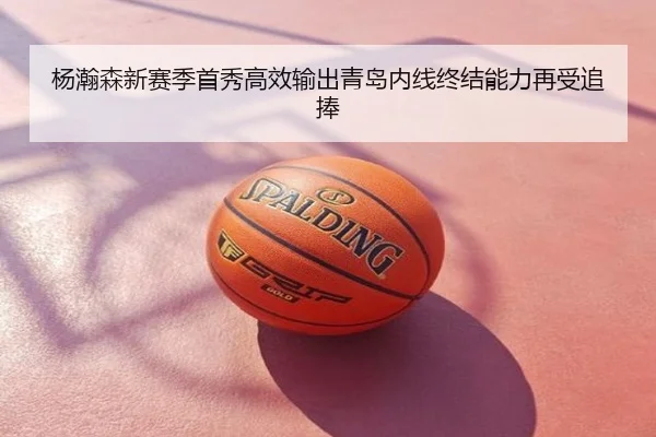 杨瀚森新赛季首秀高效输出青岛内线终结能力再受追捧